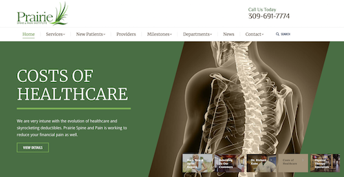 Introducing The New Website For Prairie Spine & Pain Institute Introducing The New Website For Prairie Spine & Pain Institute