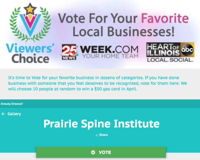 Vote for Your Favorite Local Business