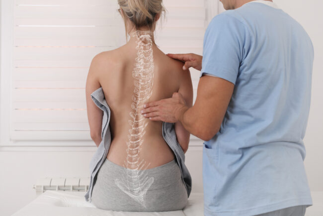 Straightening your spine