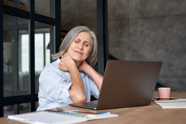 5 Stretches for Relieving ‘Tech Neck,’ According to Physical Therapists