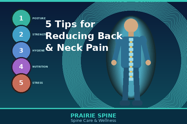 Five Tips for Reducing Back and Neck Pain at Work and Home